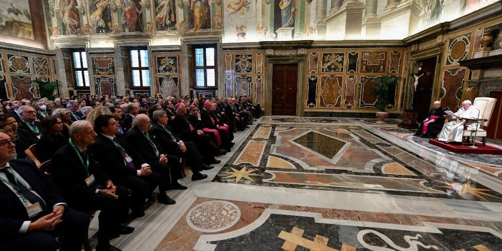 Papa Francesco udienza Centesimus Annus
